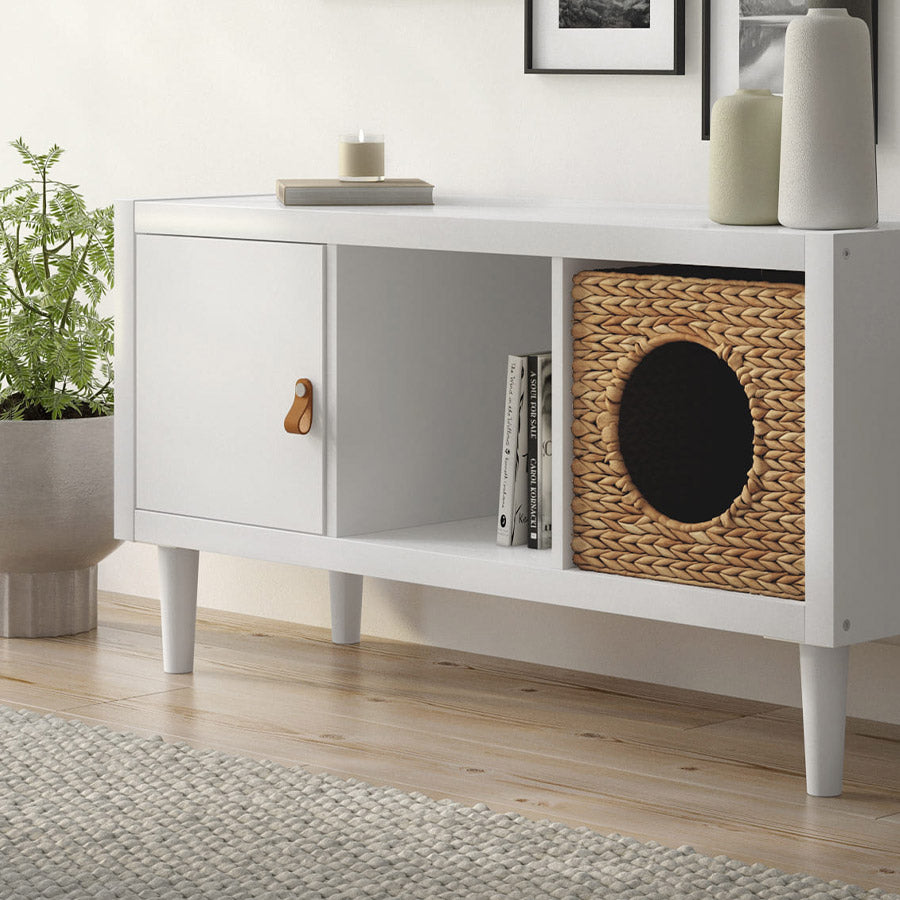 Stylisches Kallax Sideboard mit 4 hohen Möbelbeinen (Höhe = 16 cm)