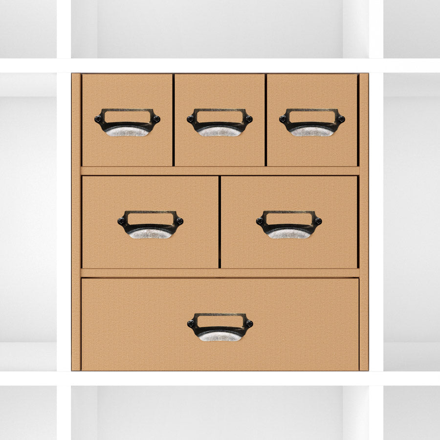 Unter Schreibtisch versteckte Schublade Aufbewahrungsbox Briefpapierbox  (weiß + grau) 2 Stück